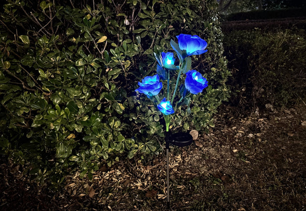Rose Solar Outdoor Garden Light