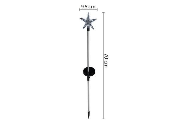 Star Solar Outdoor Garden Lights (Set of 2)