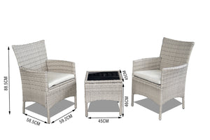 St Kilda 3 Piece Outdoor Setting