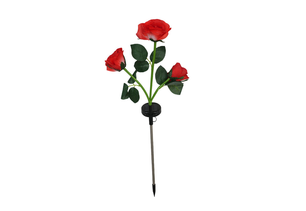 Sweetheart Rose Solar Outdoor Garden Light