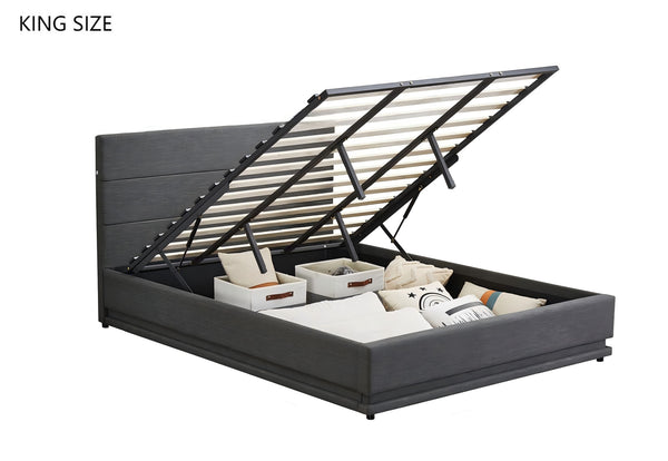 Victoria Gas Lift Storage Bed with LED
