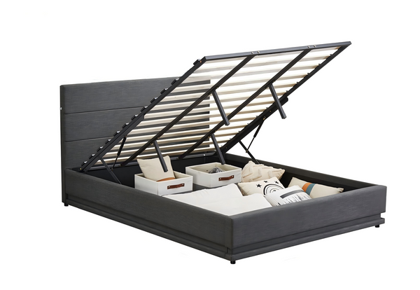 Victoria King Gas Lift Storage Bed & Urban King Mattress Bundle