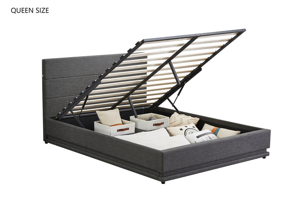 Victoria Gas Lift Storage Bed with LED