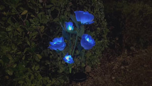 Rose Solar Outdoor Garden Light